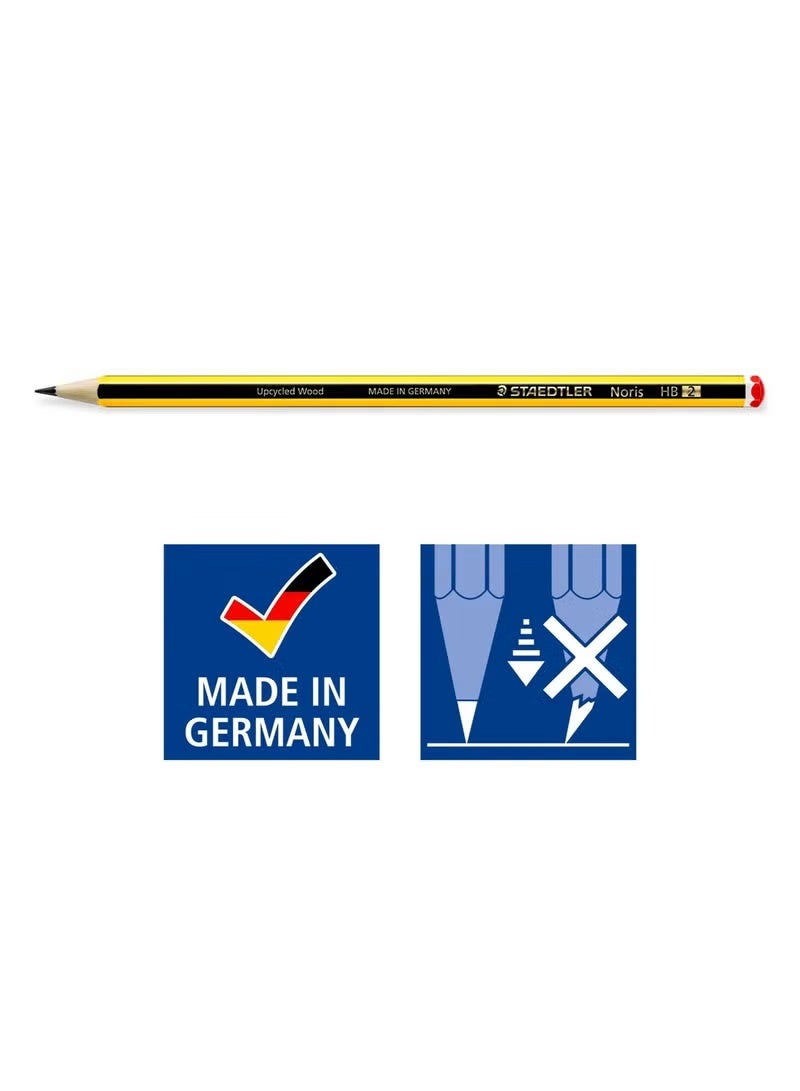 STAEDTLER 12-Piece Noris Pencil With One Eraser And Sharpener ( 1 or 2 pack ) - Image 4